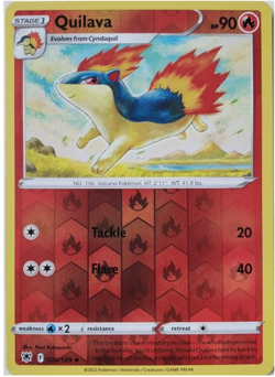 Pokemon - Quilava - 024/189 - Reverse Holo - Astral Radiance - NM/M - NEW - Image 1