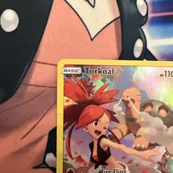 Pokemon TCG Torkoal 237/236 Secret Rare Full Art, Sun & Moon Cosmic Eclipse - Image 3
