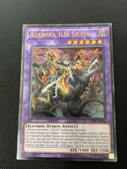 Yugioh | Azamina Ilia Silvia (UTR) OP28-EN003 Ultimate Rare OTS 28 Near Mint NM - Image 1