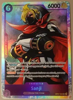 Sanji 2025 Premium Booster -The Best- Vol. 2 Pirate Foil #OP07-064 - Image 1