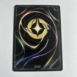 Disney Lorcana Demo Maleficent - Sinister Visitor Card - Rare - Image 2