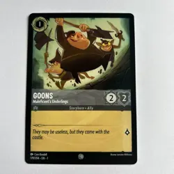 Disney Lorcana Demo Goons - Maleficent's Underlings Card - Rare - Image 1