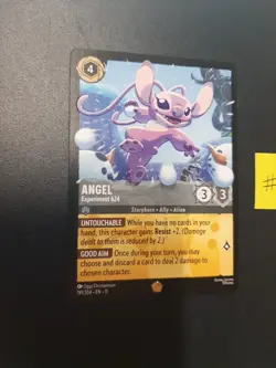 Disney Lorcana Winterspell Angel Experiment 624 Legendary Nm/Mint - Image 2