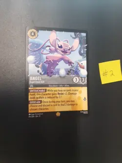 Disney Lorcana Winterspell Angel Experiment 624 Legendary Nm/Mint - Image 2