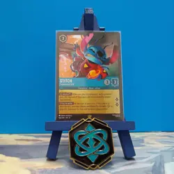 Disney Lorcana - Stitch - Experiment 626 - LEGENDARY FOIL - Reign Of Jafar 166 - Image 1