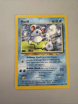 MARILL - Neo Genesis Set - 66/111 - Common - Pokemon Card - Unlimited - NM - Image 1
