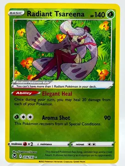 Radiant Steelix Tsareena Sneasler 016 123 124 Silver Tempest Pokemon Card Lot - Image 2