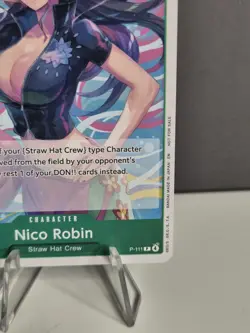 Nico Robin P-111 - One Piece Card Game TCG - Promo Pack Vol. 4 - English - NM - Image 4
