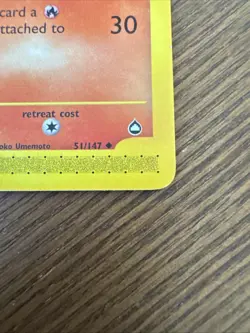 Growlithe Aquapolis Near Mint 51/147 Non-Holo Pokemon Card 2002 - Image 3