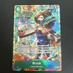 One Piece Card Game | Brook OP15-032 SR ALT ART IN-HAND | OP15 | English | NM/M - Image 1