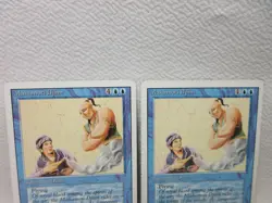 MAHAMOTI DJIM X2 MAGIC THE GATHERING REVISED MTG VINTAGE TRADING CARDS #173 - Image 3