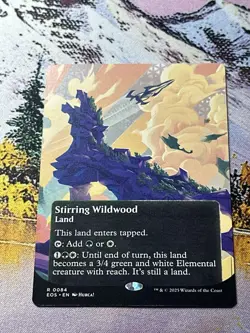 Stirring Wildwood Mtg Edge Of Eternities Borderless - Image 3