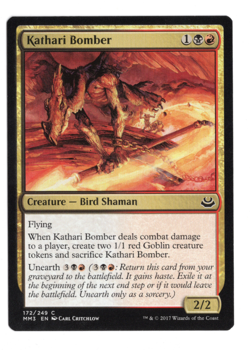 MTG-Kathari Bomber-Modern Masters 2017-172-LP-NonFoil - Image 1