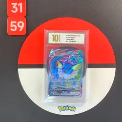 Vaporeon VMAX RRR CS4aC-027/132 Pokemon Card Chinese Grade10 - Image 1