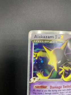 Alakazam LV. X 103/111 Holo Ultra Rare Rising Rivals Pokemon NM Card 2009 SWIRL - Image 2