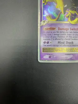 Alakazam LV. X 103/111 Holo Ultra Rare Rising Rivals Pokemon NM Card 2009 SWIRL - Image 5