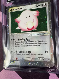 Chansey ex CGC 9.5 MINT 2003 EX Ruby & Sapphire 96/109 Holo Pokemon Card - Image 2