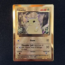 Pikachu 58/102 Gold Metal Card: Celebrations 25th Anniversary LP - Image 1