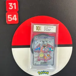 2025 Pokemon S-hinese Obsidian Flames Card Charizard EX CSV5C-145/129 Grade10 - Image 1