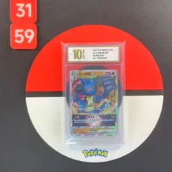 2024 Pokemon PTCG S-Chinese Card CS5bC-075 Lucario VStar Grade10 - Image 1