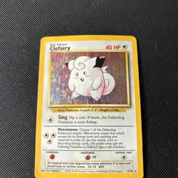 Pokemon Card Base Set Clefairy 5/102 WOTC - Image 4