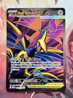 Mega Skarmory ex Ultra Rare Full Art 106/088 Pokemon Perfect Order Card NM 💥 - Image 1