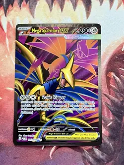Mega Skarmory ex Ultra Rare Full Art 106/088 Pokemon Perfect Order Card NM 💥 - Image 2