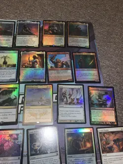 MTG Magic EDH EQUIPMENT/VOLTRON DECK - Zurgo Helmsmasher - FOIL DECK - Sleeved - Image 4
