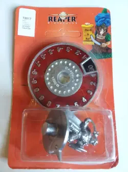 Reaper Life Counter CLERIC on Red Double base Fazmataztical_dragon scrye NIB - Image 2