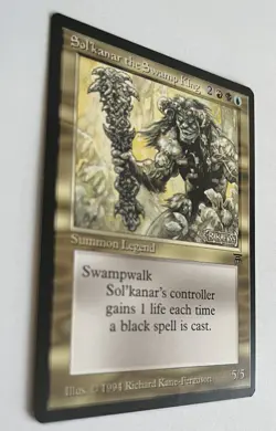 MTG Legends- Sol'kanar the Swamp King NM - Image 2