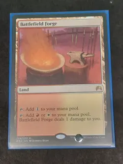 ** Battlefield Forge - Magic Origins (ORI) ** [NM] MTG Magic White Red Dual Land - Image 1