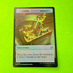 MTG Edge of Eternities Robot/Munitions Double-Sided Token 0010/0009 FOIL - Image 1