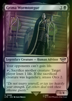 MTG Grima Wormtongue Foil ** The Lord of the Rings ** English - Image 1