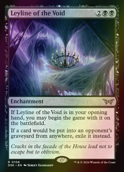 MTG Leyline of the Void Foil ** Duskmourn: House of Horror ** English (NM) - Image 1