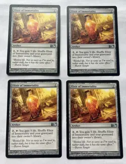 4x Elixir of Immortality - Light Play- English Magic the Gathering MTG x4 - Image 1