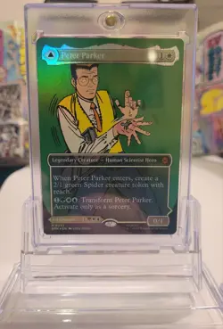 Magic The Gathering MTG SPM(0232) Peter Parker Amazing Spider Man FOIL x1 NM/M - Image 2