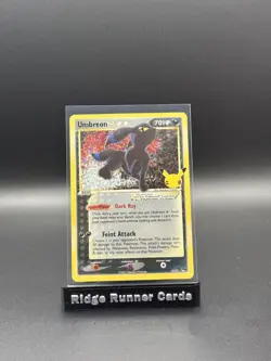 Pokemon TCG Umbreon Celebrations Classic Collection Holo Ultra Rare Card 17/17 - Image 1
