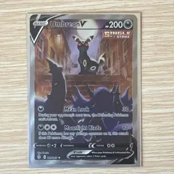 Umbreon V 189/203 Evolving Skies Full Art Ultra Rare Holo Pokemon TCG NM - Image 1