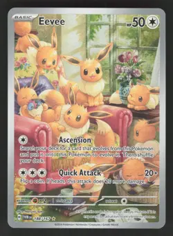 Eevee 188/167 Pokemon TCG SV06: Twilight Masquerade NM - Image 1