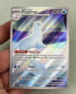 Dewgong 097/094 Me02: Phantasmal Flames Holo Pokemon TCG Card PokeSwan Vault - Image 1