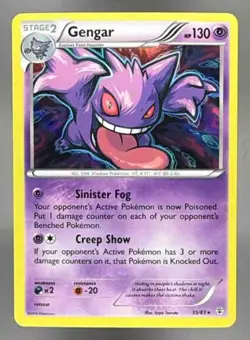 2016 Pokemon Gaming Generations Gengar #35/83 Holo - Image 1