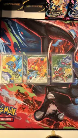 Pokemon First Partner Illustration Collection Kanto - Gen 1 - 037 038 039 - Image 1