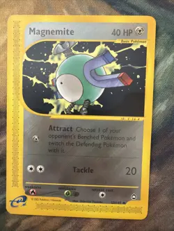 Pokemon TCG Magnemite Non Holo 52/147 Aquapolis E - Image 1
