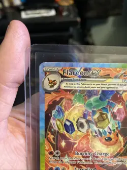 Pokemon Flareon ex 146/131 SV Prismatic Evolutions Holo Rare Stage 1 HP 270 - Image 4