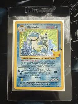 Pokemon - Blastoise 2/102 Holo - Celebrations: Classic Collection - NM - Image 1