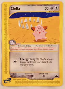 Pokemon TCG Skyridge - Cleffa 48/144 Regular NM Near Mint - Image 1