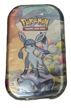Prismatic Evolutions Mini Tin - Glaceon Art - Sealed Brand NEW - Pokemon TCG - Image 1