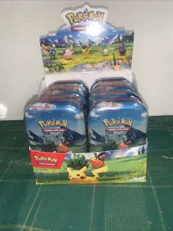 Pokemon TCG Ascended Heroes 10 Mini Tins New/Sealed w/ Original Store Display - Image 1