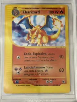 Pokemon Charizard 39/165 Expedition Rara ITA BGS 8.5 No PSA 2002 Centering 9.5 - Image 2