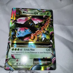 Pokemon TCG M Venusaur EX Ultra Rare Full Art Holo 2/108 Evolutions 2016 - LP - Image 1